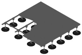 equipment platform - industrial engineering drawing