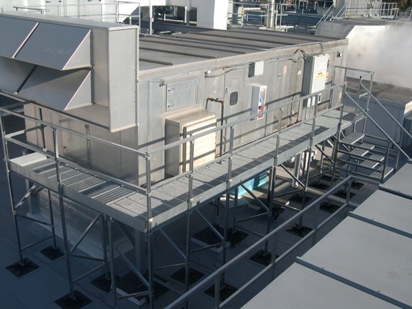 Roof Support System for manufacturing plants