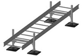 Cable Tray Support rooftop pipe support