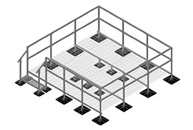 Roof Platform Systems For Access, Equipment, and General Use