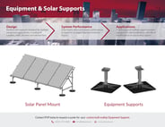 PHP Equipment & Solar Support Product Flyer