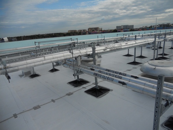 Rooftop Support System for Hotels