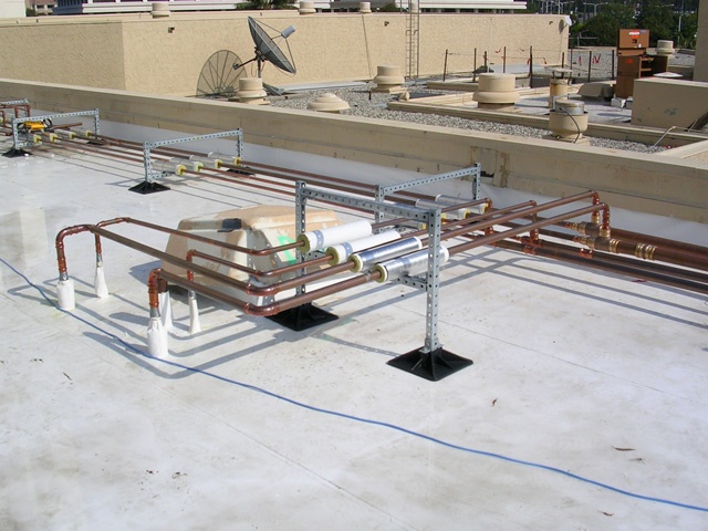 Hotel Rooftop Support System Design