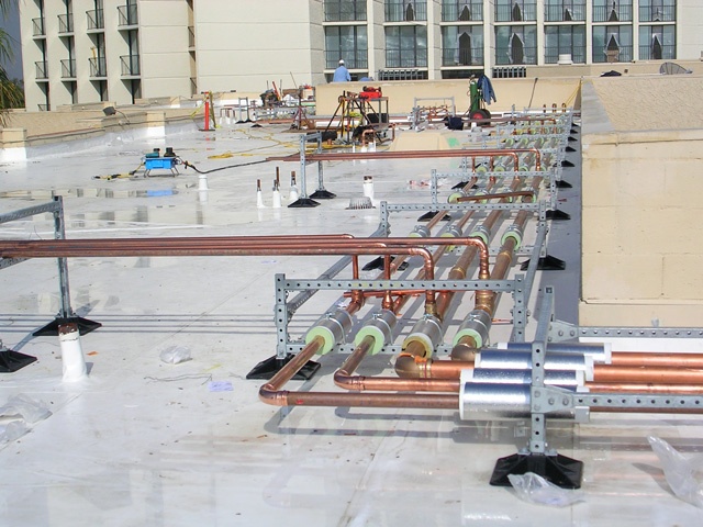 Roof Support System for Hotel Facility