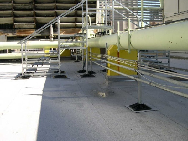 roof support system for Exxon Mobil Facility in Houston