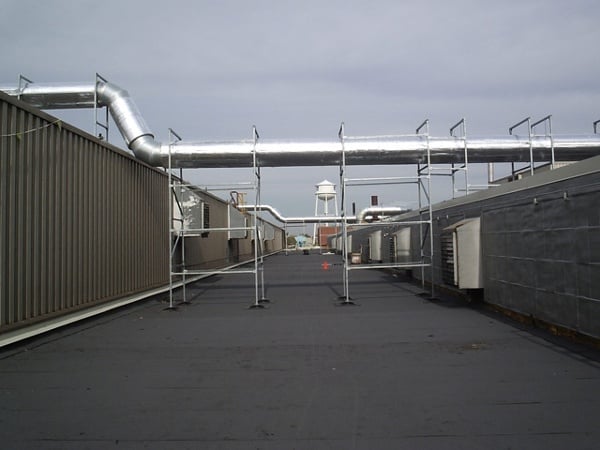 Industrial Roof support system for GM Powertrain Facility in Warren