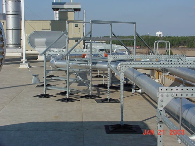 Assembly Plant Roof Support System for GM