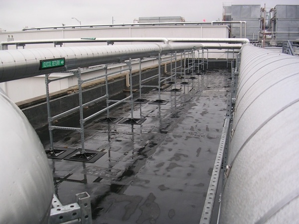 manufacturing facility roof support system for Dannon