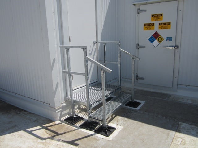 Warehouse Facility Rooftop Support Systems