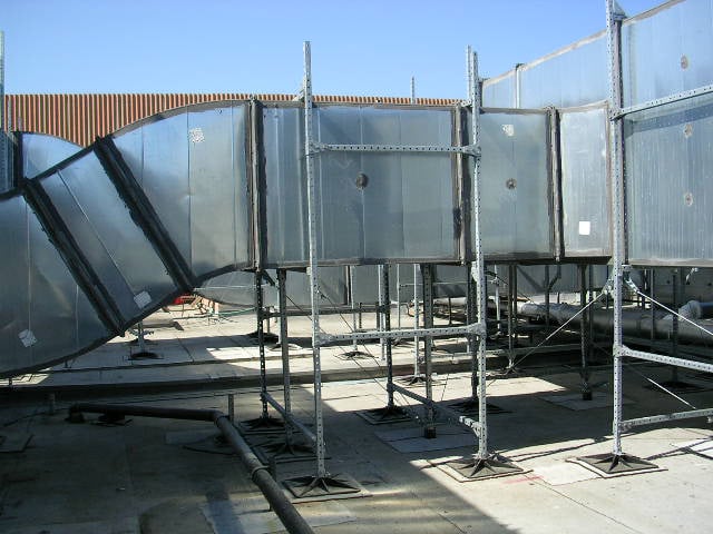 Rooftop Support System for high winds